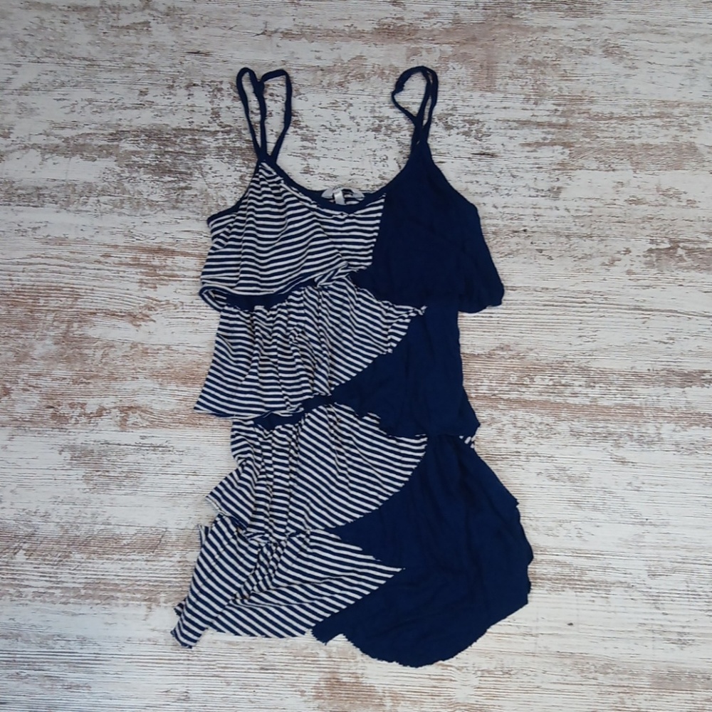 Kirra Striped Layered Tiered  Flowy Tank Top